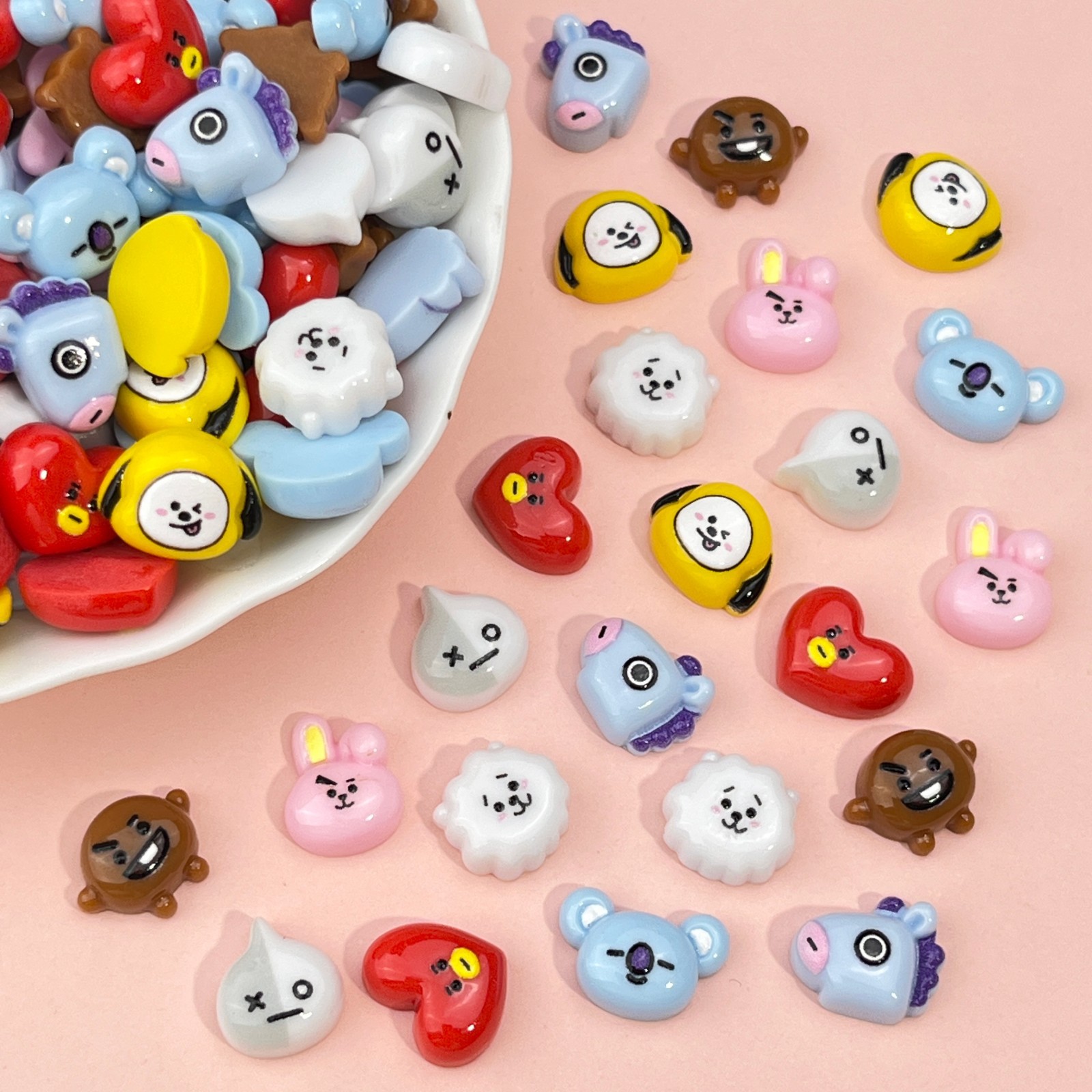 B T 21 Chimmy Koya RJ Shooky T - Resin Craft Kit reseña y precio
