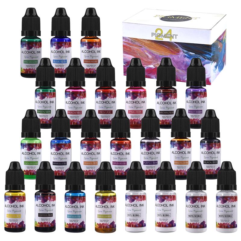 Kit de pigmento de resina epox - Resin Dye Alcohol reseña y precio